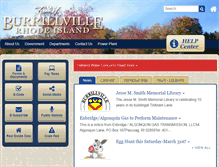 Tablet Screenshot of burrillville.org